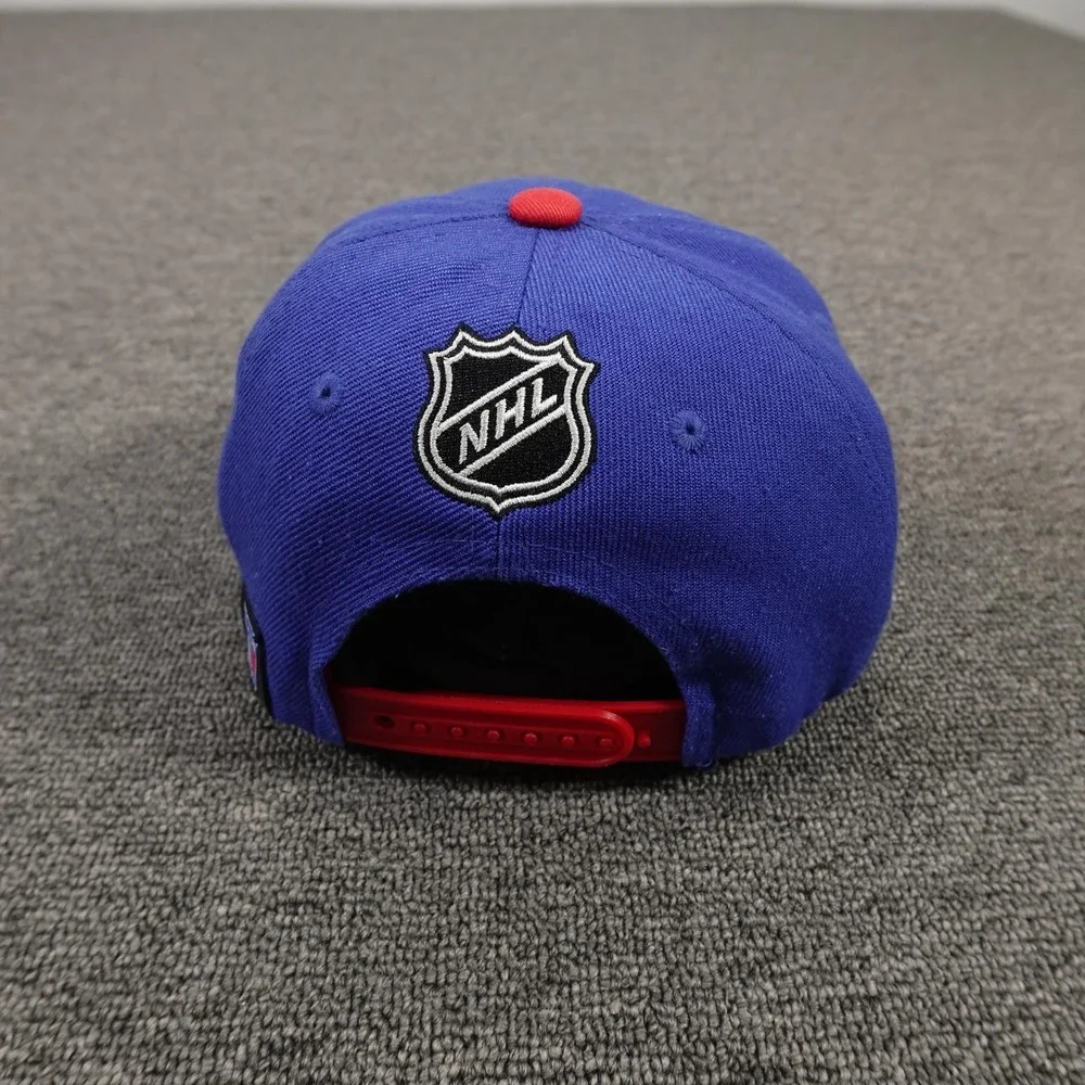 New York Rangers Hat Cap Snap Back Boys One Size Blue Red NHL Hockey Youth